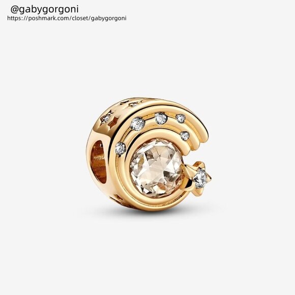 Pandora Sparkling Shooting Star Charm - Picture 1 of 5